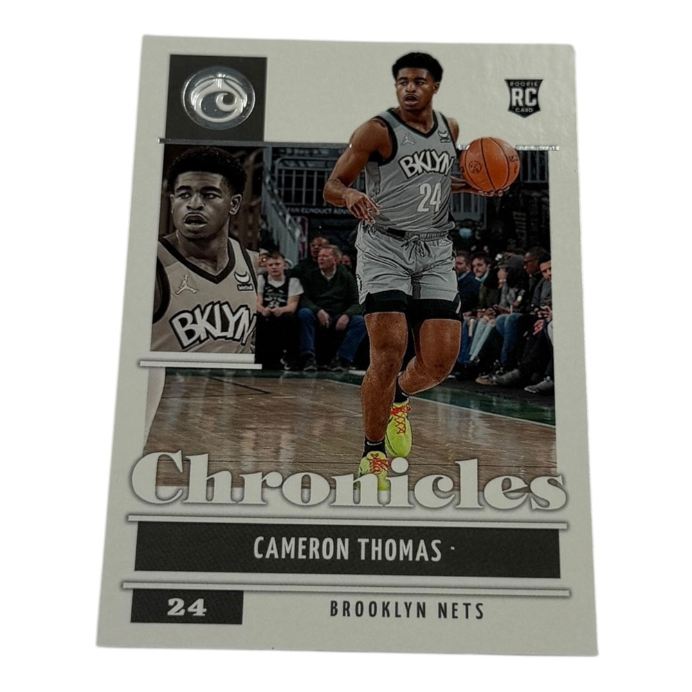 2021-22 Panini Chronicles Cameron Thomas Rookie Card RC 38 Brooklyn Nets NBA